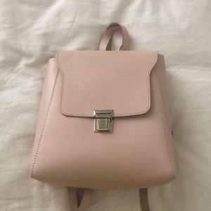 Brandy leather backpack